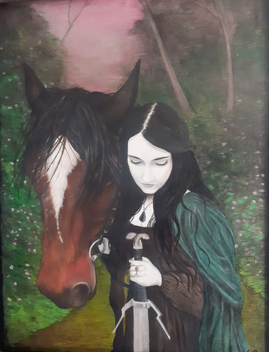 Paige Officer_Horses in my Dreams_Gouache_505x655mm_23