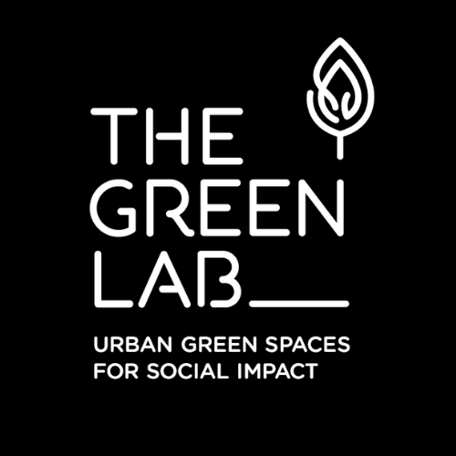 Green Lab Logo white and black