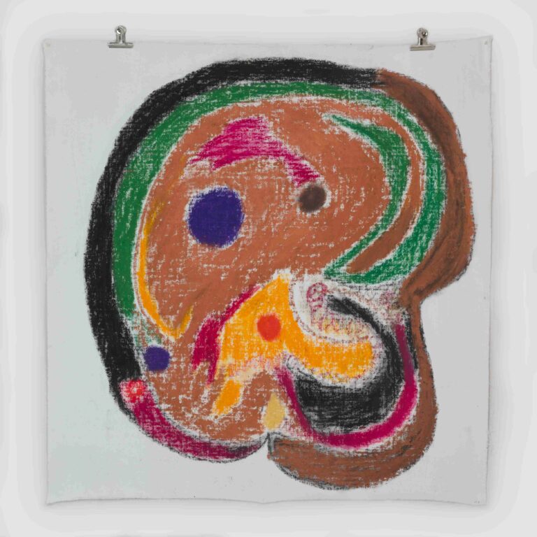 Guitar-oilstick on unstretched canvas 930x900mm Resized