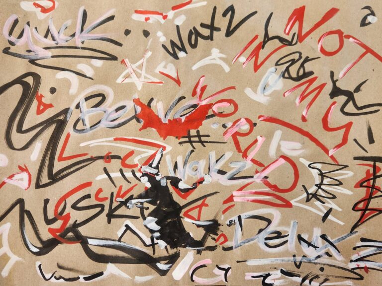 Not in my world 42 x 29cm Graphic pen on paper